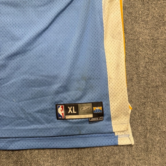VTG NBA Reebok Carmelo Anthony #15 Denver Nuggets Jersey Men's XL Mesh - Picture 9 of 9